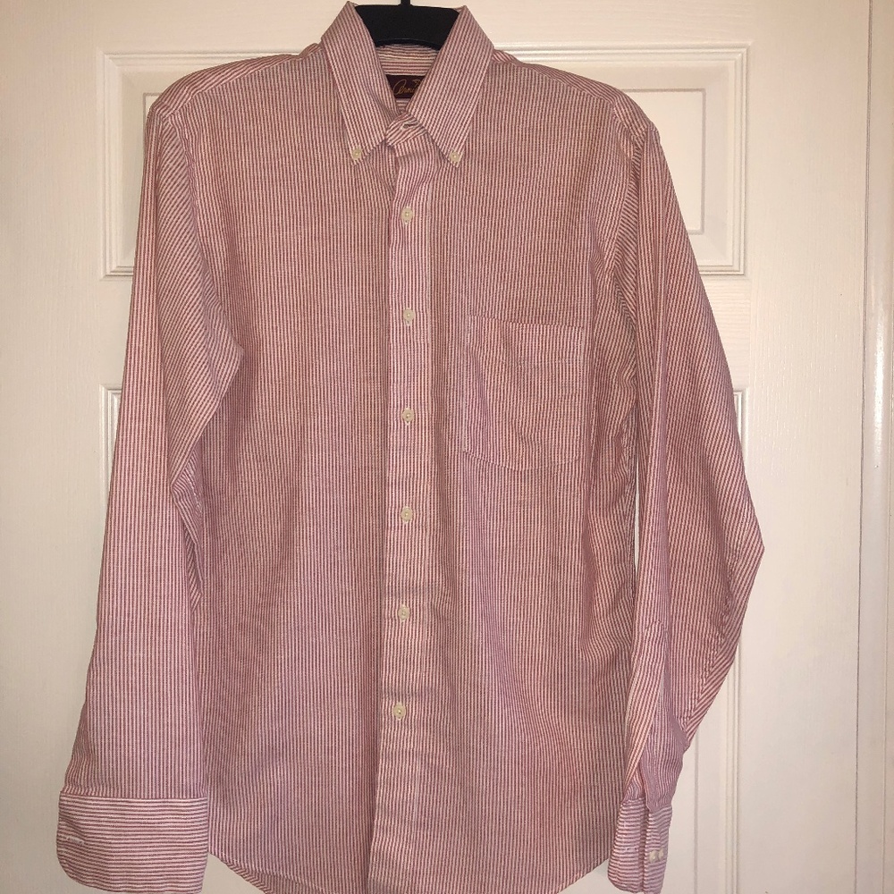 Vintage Arnie Red White Button Down